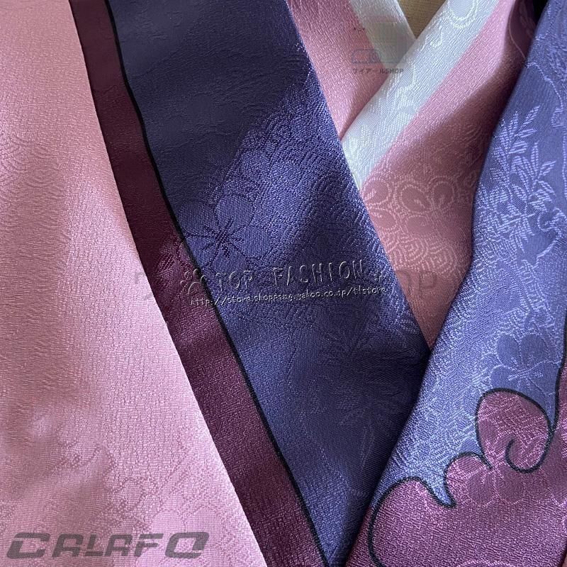 さらに の刃 風 甘露寺蜜璃 着物 コスプレ衣装ウィッグ 靴和服cosplayアニメ ゲーム コスチューム パーティーグッズ ハロウィン仮装