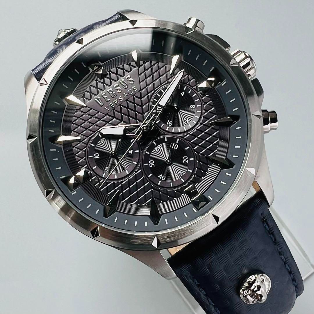 ヴェルサス ヴェルサーチ 腕時計 メンズ ケース付属 新品 ブラック 
