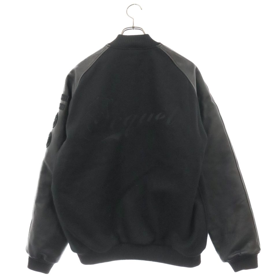 SEQUEL (シークエル) 23AW VARSITY JACKET ロゴワッペン 刺繍 裏地 
