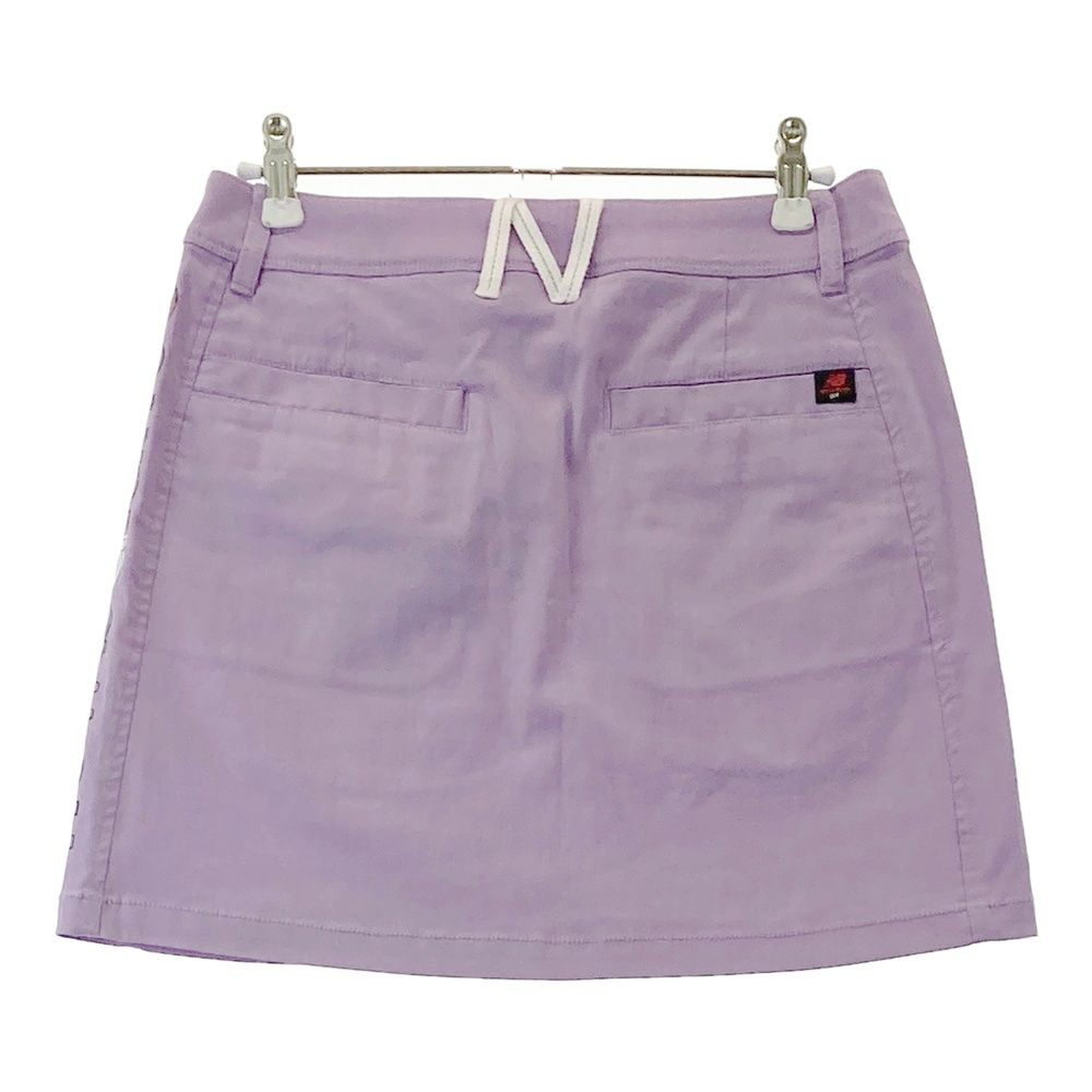 サイズ：0 NEW BALANCE GOLF ニューバランス  ストレッチスカート サイドロゴ  パープル系 [240101490137] ゴルフウェア レディース ストスト サイズ：0 NEW BALANCE GOLF ニューバランス ストレッチスカート