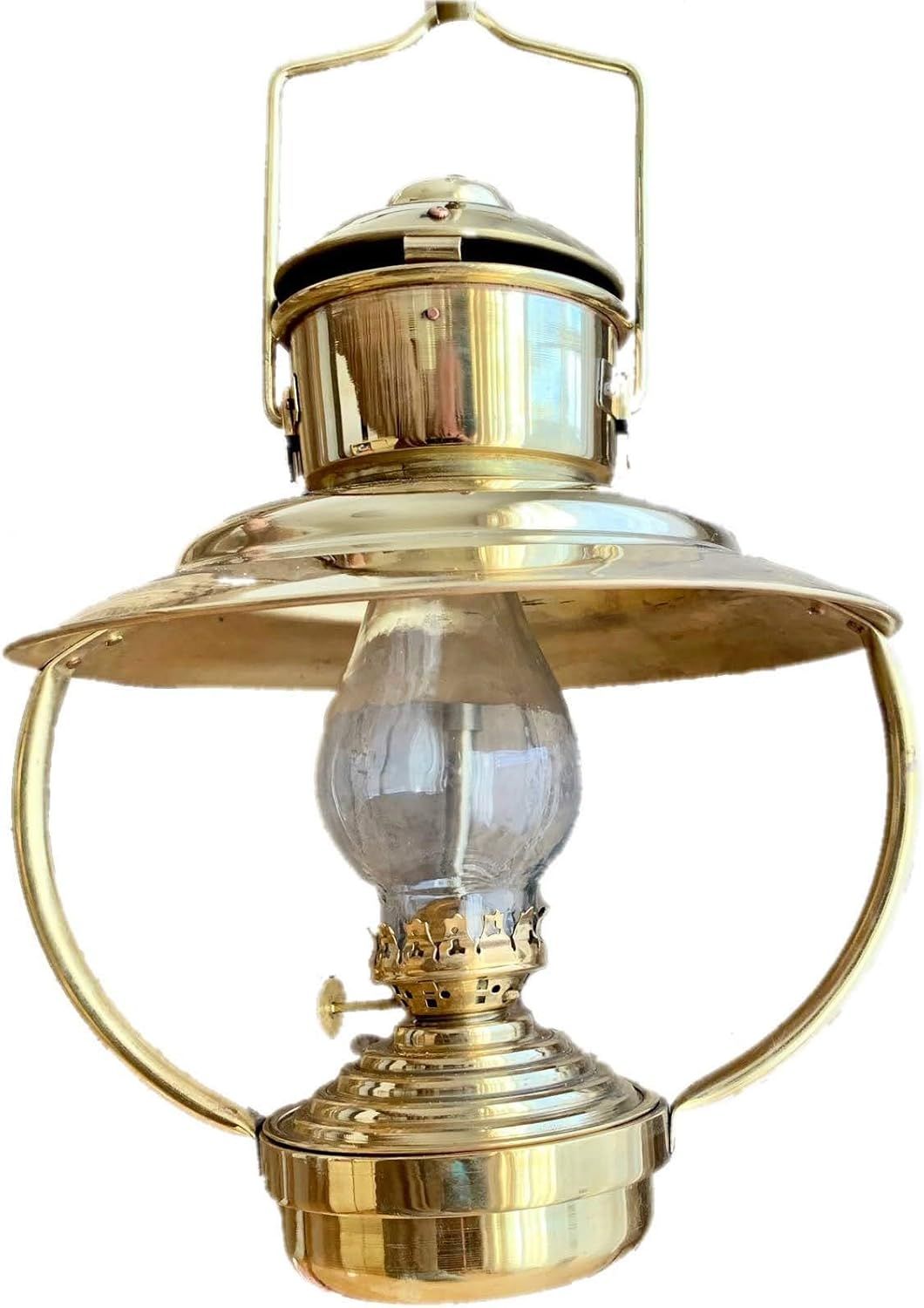 真鍮 オイルランタン シップランプ トローラーランタン Brass Trawler Oil Ship Lantern (真鍮トローラーオイルランタン