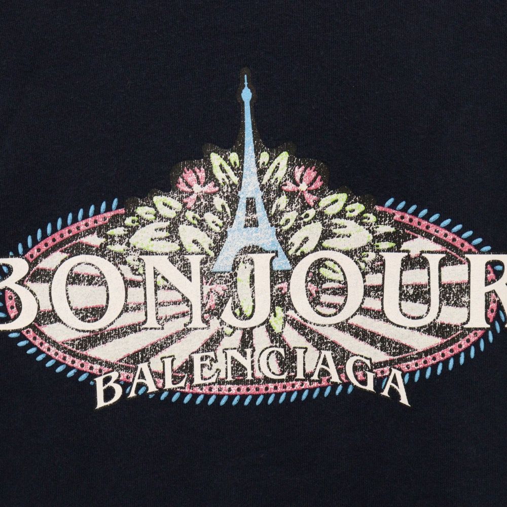 BALENCIAGA (バレンシアガ) 20SS BONJOUR Logo Tee ボンジュール