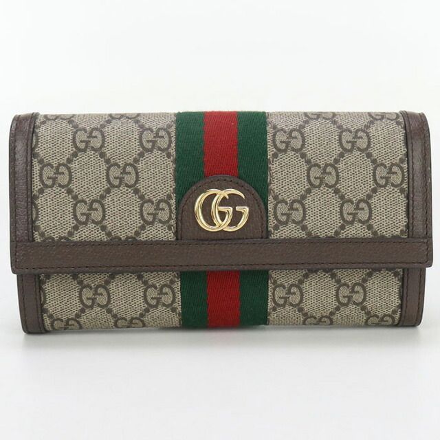 GUCCI財布 GGキャンバス グッチ 財布 GUCCI ラウンドファスナー長財布