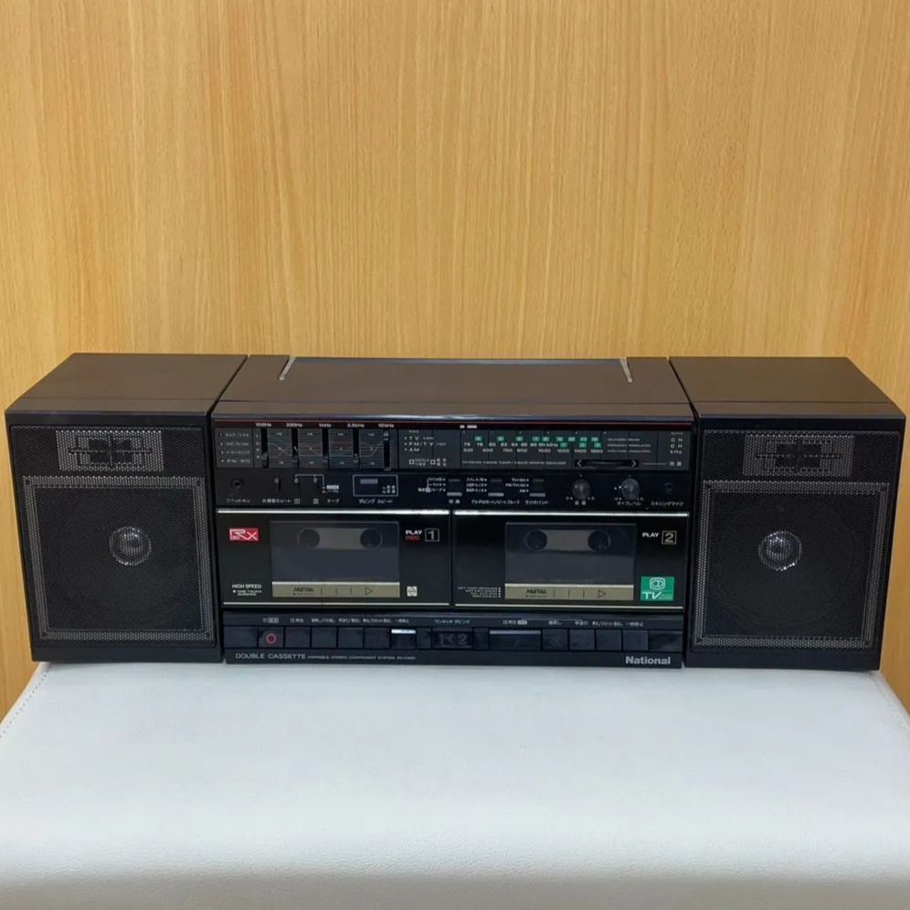 ◎【✨昭和レトロ✨】National ラジカセ RX-CW51 家電 ラジオ カセット 