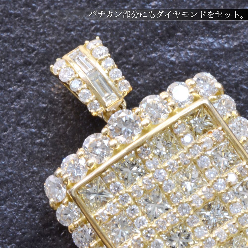 K18YG ダイヤモンド バゲット バチカン K18YG ダイヤモンド バゲット バチカン