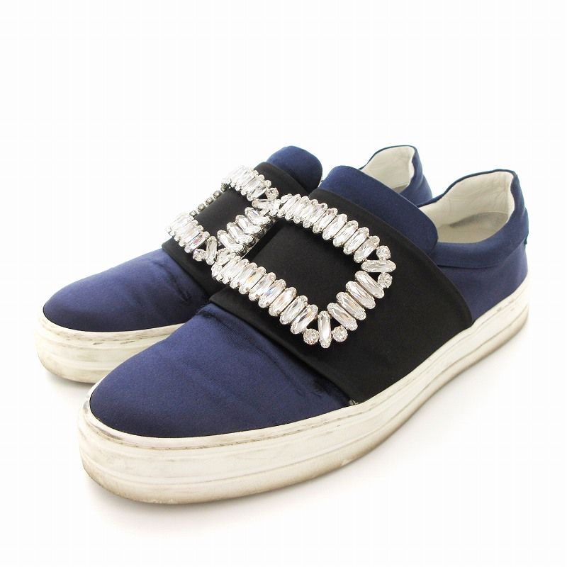 関税送料無料【ROGER VIVIER】スニーカー スリッポン ビジュー ロジェヴィヴィエ ROGER VIVIER スリッポン スニーカー ビジュー