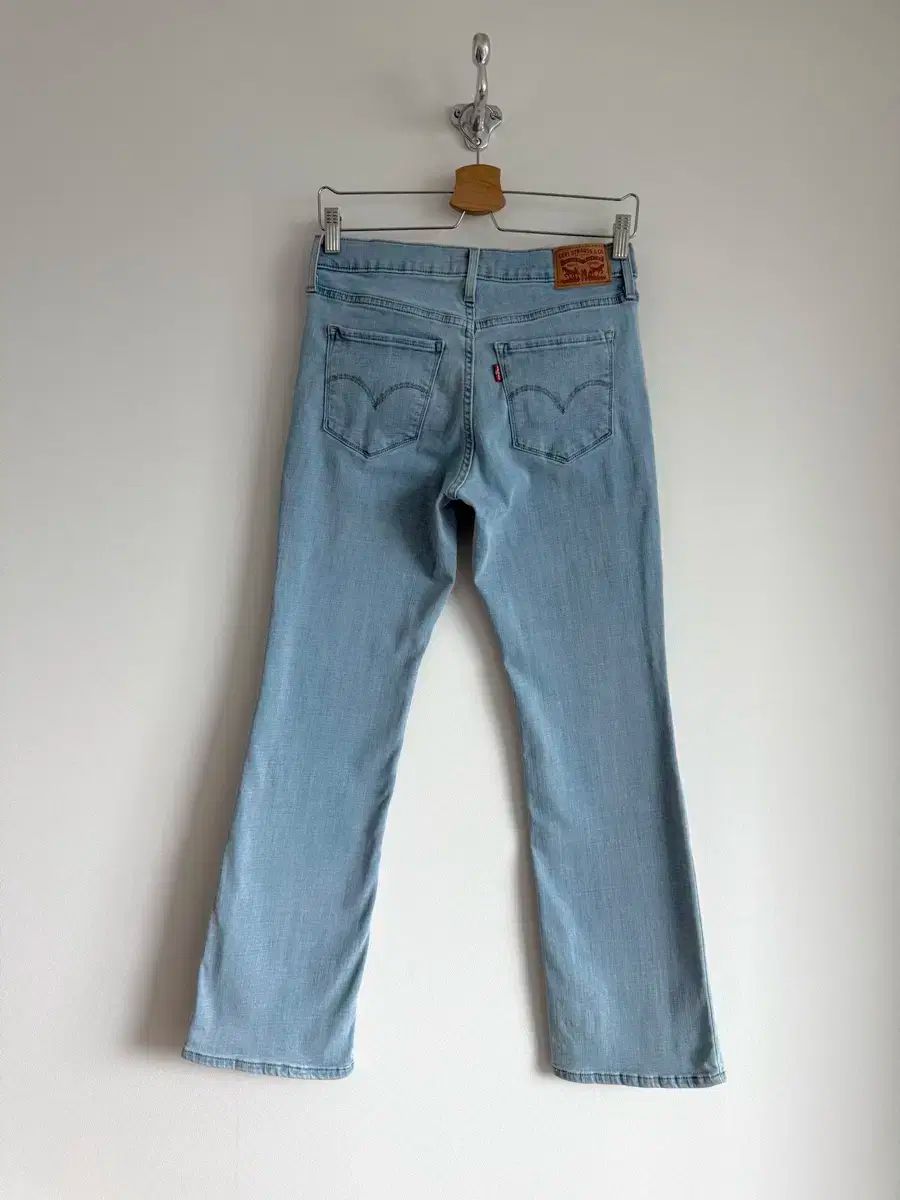ブルーウェイ)ブーツカットデニム L(32) ライトブルー アイカ ica ハイ