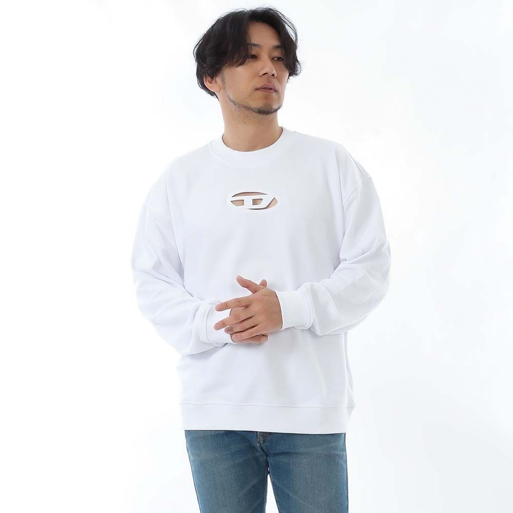 新品 DIESEL ディーゼル A15378 0GRAC 100 S-BOXT-OD スウェット 