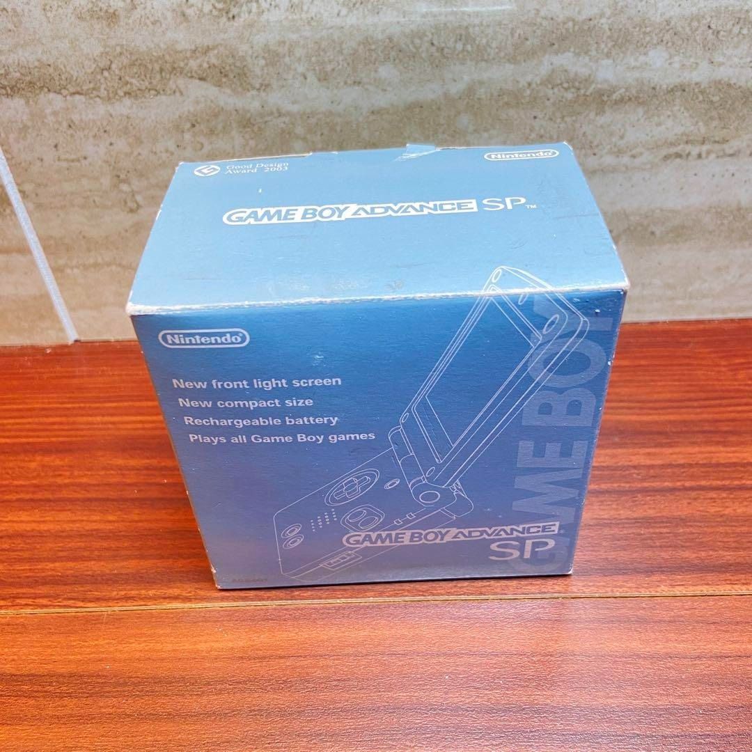 ゲームボーイアドバンスSP 本体 パールブルー ほぼ 3941