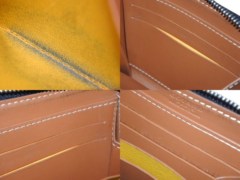 極美品 GOYARD ゴヤール マティニョンPM ラウンドファスナー 財布  