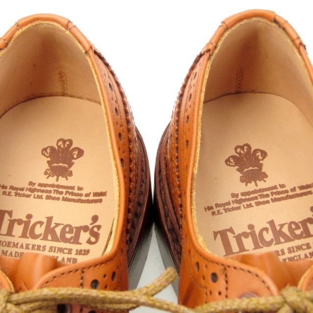 未使用 Tricker's トリッカーズ UK6 ダービーブローグ 5633/68 BOURTON