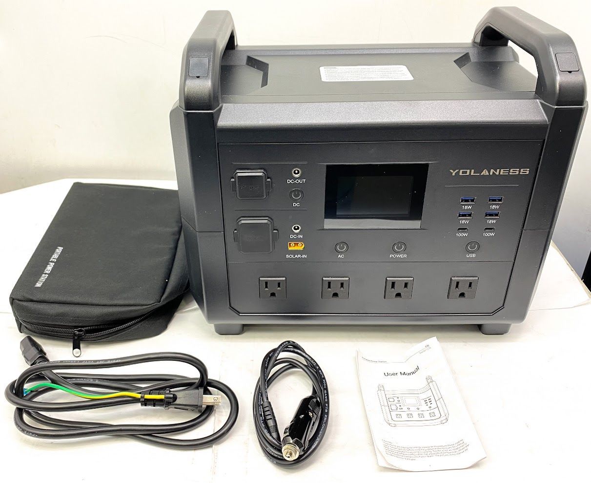 YOLANESS ポータブル電源 TB1500［大容量 1485Wh］防災推薦