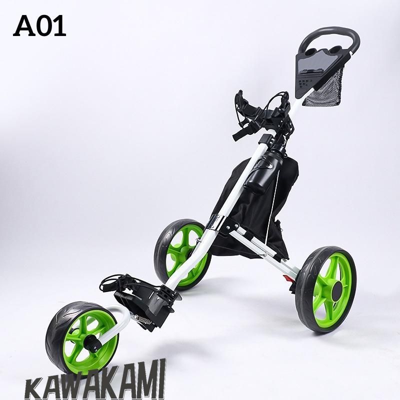 グリーンゴルフカート プッシュプルゴルフカート 折り畳み式カート