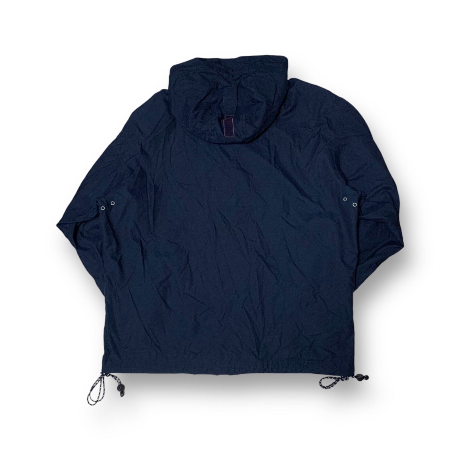 00s GAP Nylon Mountain Parka ギャップ ナイロンマウンテンパーカー ネイビー Lサイズ マルチポケット ベンチレーション ドローコード Y2K テックウェア ストリート アウトドア OLD GAP オールドギャップ