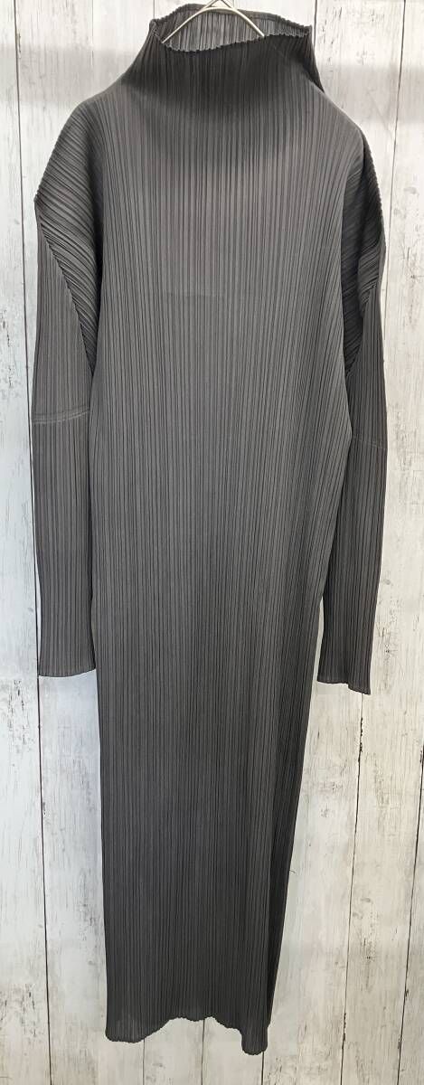 美品 PLEATS PLEASE❗️ ロングワンピース ジップアップ サイズ4
