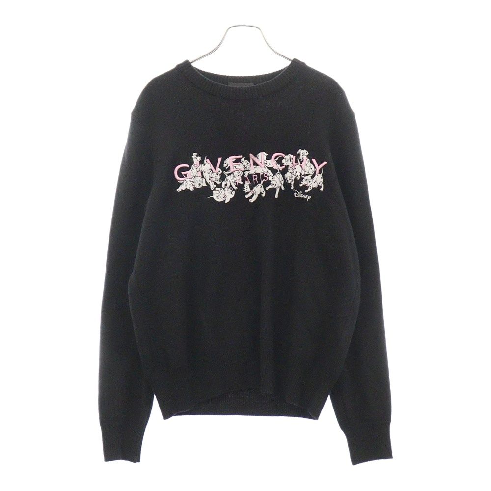 GIVENCHY ジバンシィ 刺繍 クルーネック ニット GIVENCHY/ジバンシィ ロゴ刺繍クルーネックニット