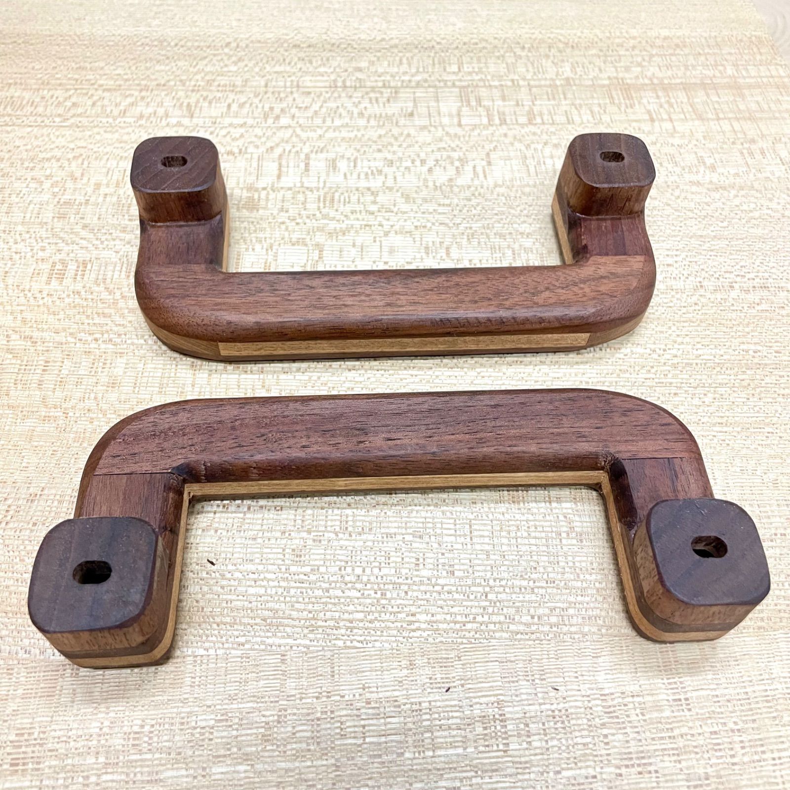 4F WORKS 木製アシストグリップ(ウォルナット&チェスナット
