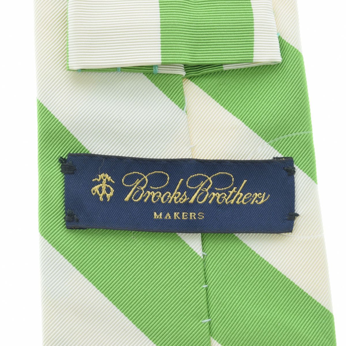 【美品】米国製 BROOKS BROTHERS ストライプ レジメンタル MADE IN USA製 BROOKS BROTHERS 346 レジメンタル柄ストライプ