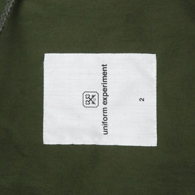 UNIFORM EXPERIMENT 24ss MODS COAT OLIVE Size-2 UE-240000