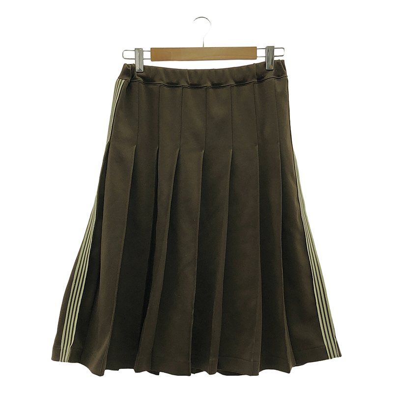 robe de chambre COMME des GARCONS | ローブドシャンブルコムデギャルソン | サイドライン プリーツスカート | M | ブラウン|ホワイト | レディース