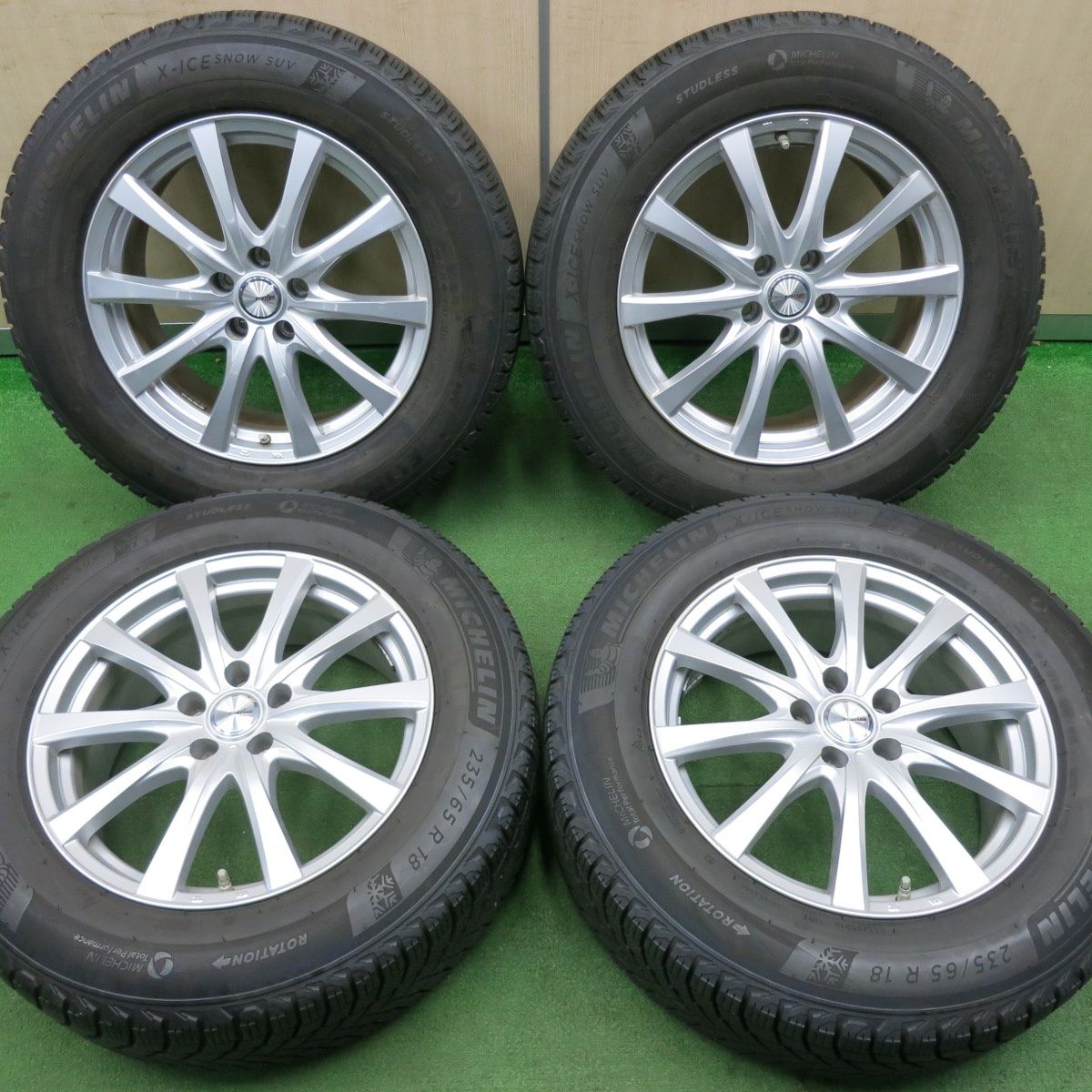 特別価格バリ山スタッドレスタイヤアルミホイールセット235/65r18