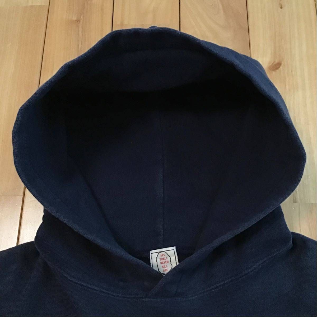 ☆激レア☆ KAWS × BAPE プルオーバー パーカー Lサイズ NAVY a