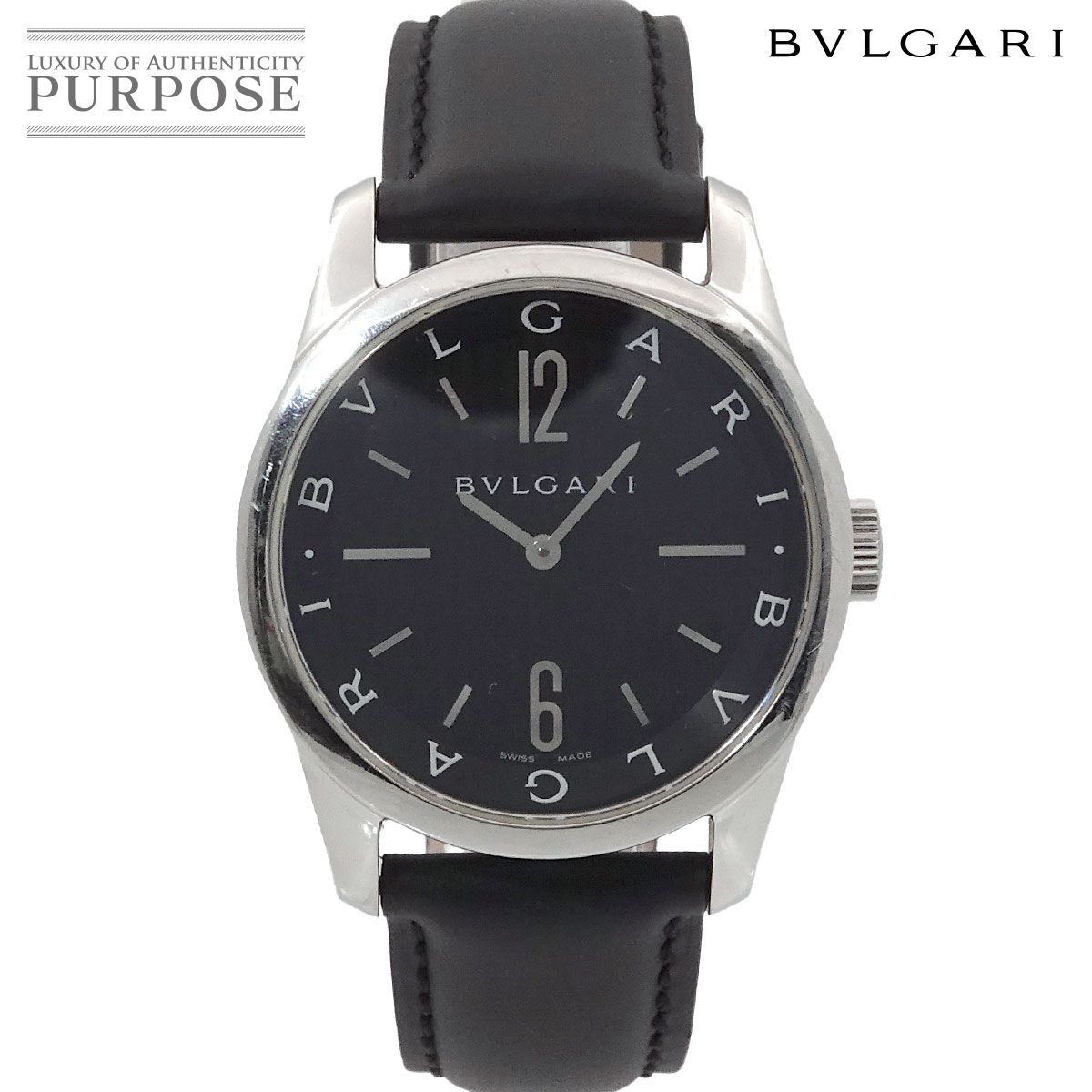 ブルガリ BVLGARI ソロテンポ ST37S メンズ 腕時計 ブラック
