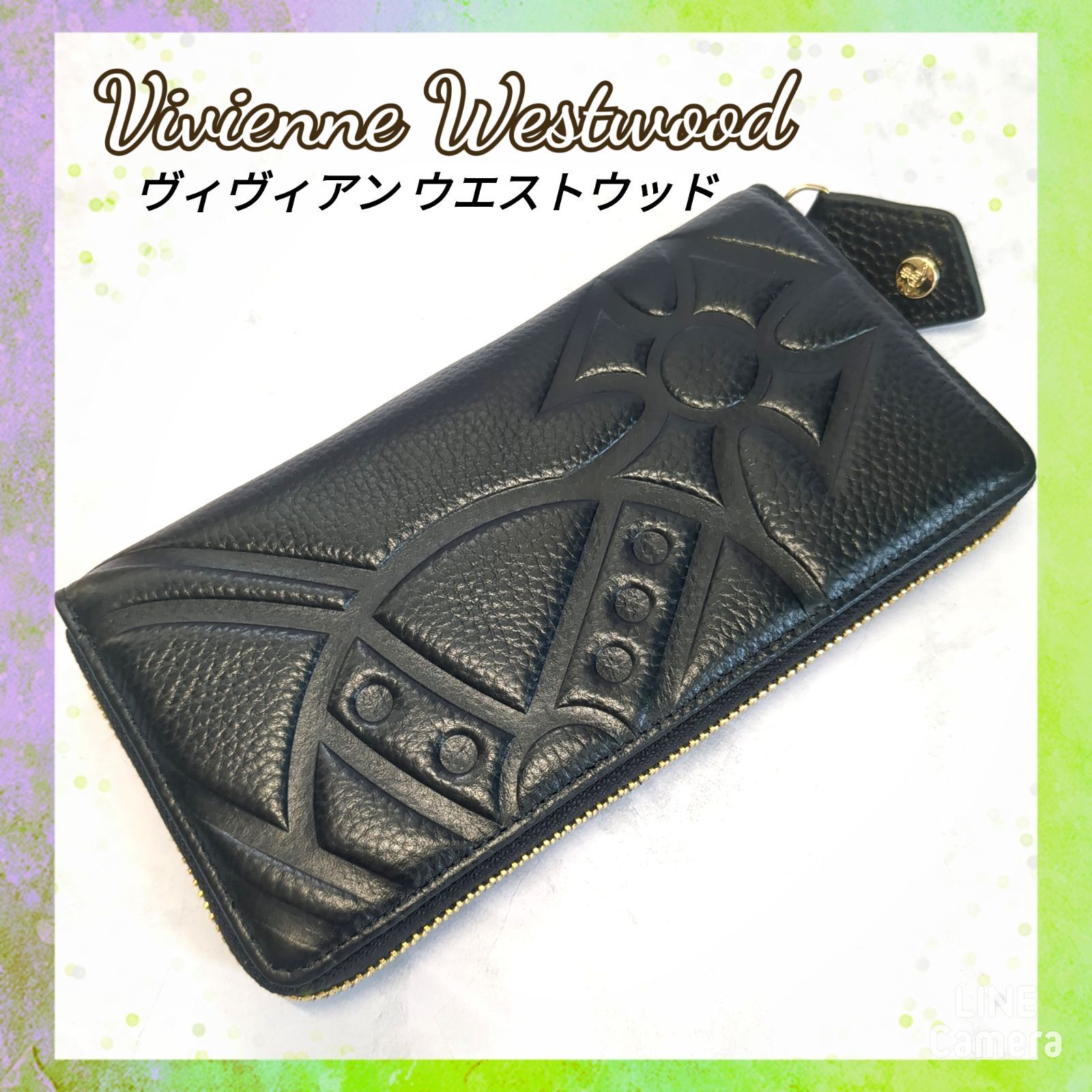 大人気】Vivienne Westwood ヴィヴィアンウエストウッド 長財布 黒