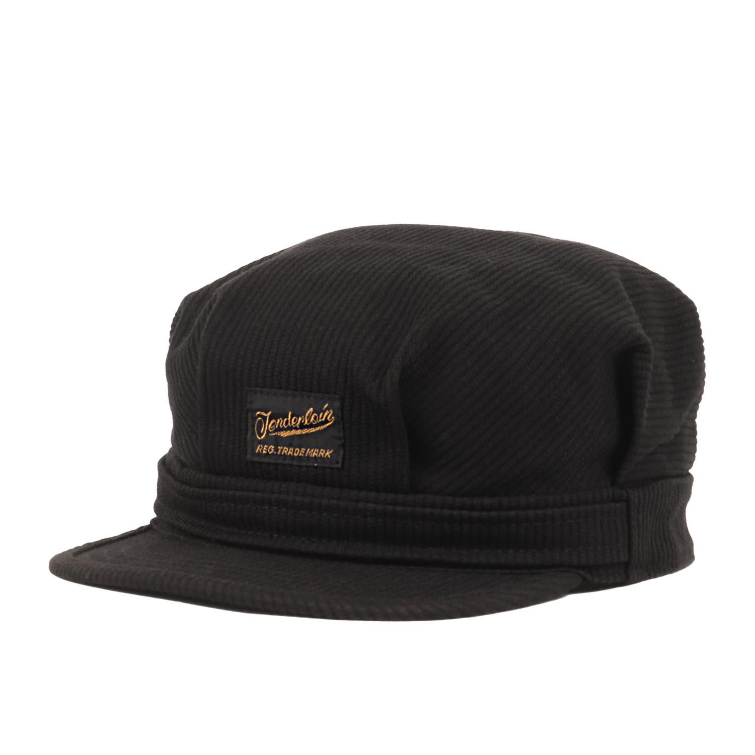 TENDERLOIN ワークキャップ テンダーロイン ONESIZE ブラック 美品】TENDERLOIN テンダーロイン キャップ サイズ:M / ピケ
