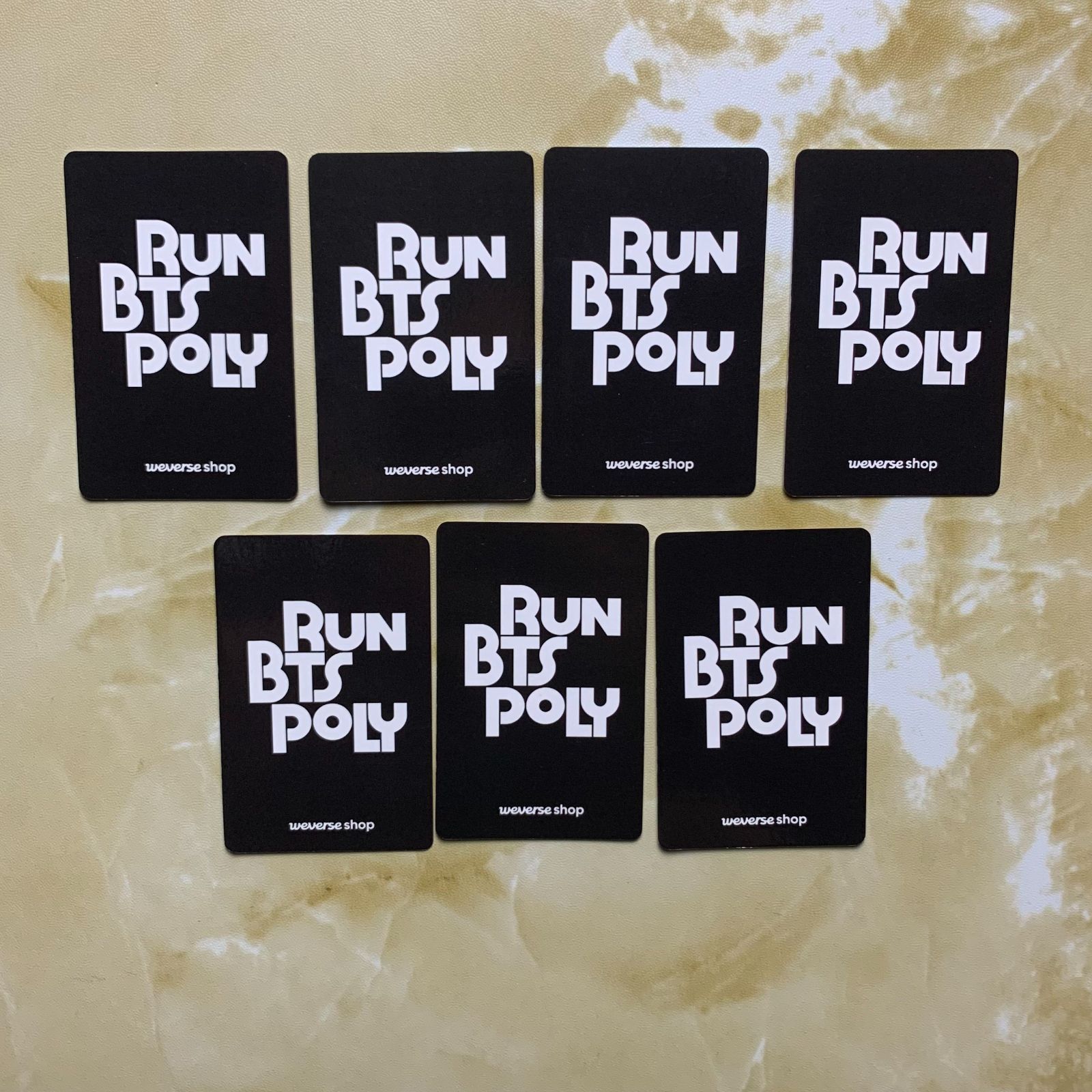 匿名配送】BTSSUGA ユンギ RUN POLY HIGHLIGHT PACK 購入者対象