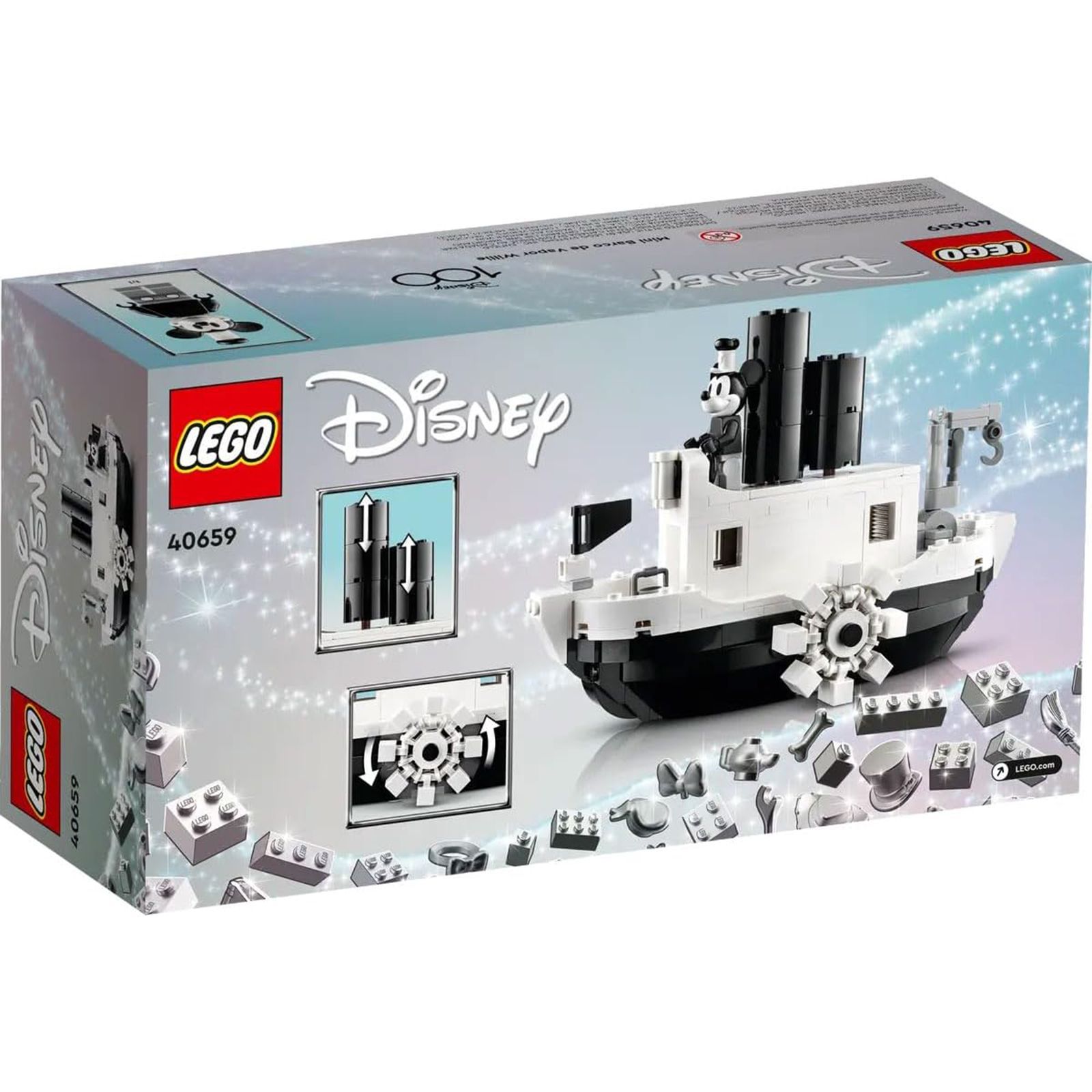 新品未開封】LEGO レゴ 40659 Disney ディズニー100 蒸気船ウィリー