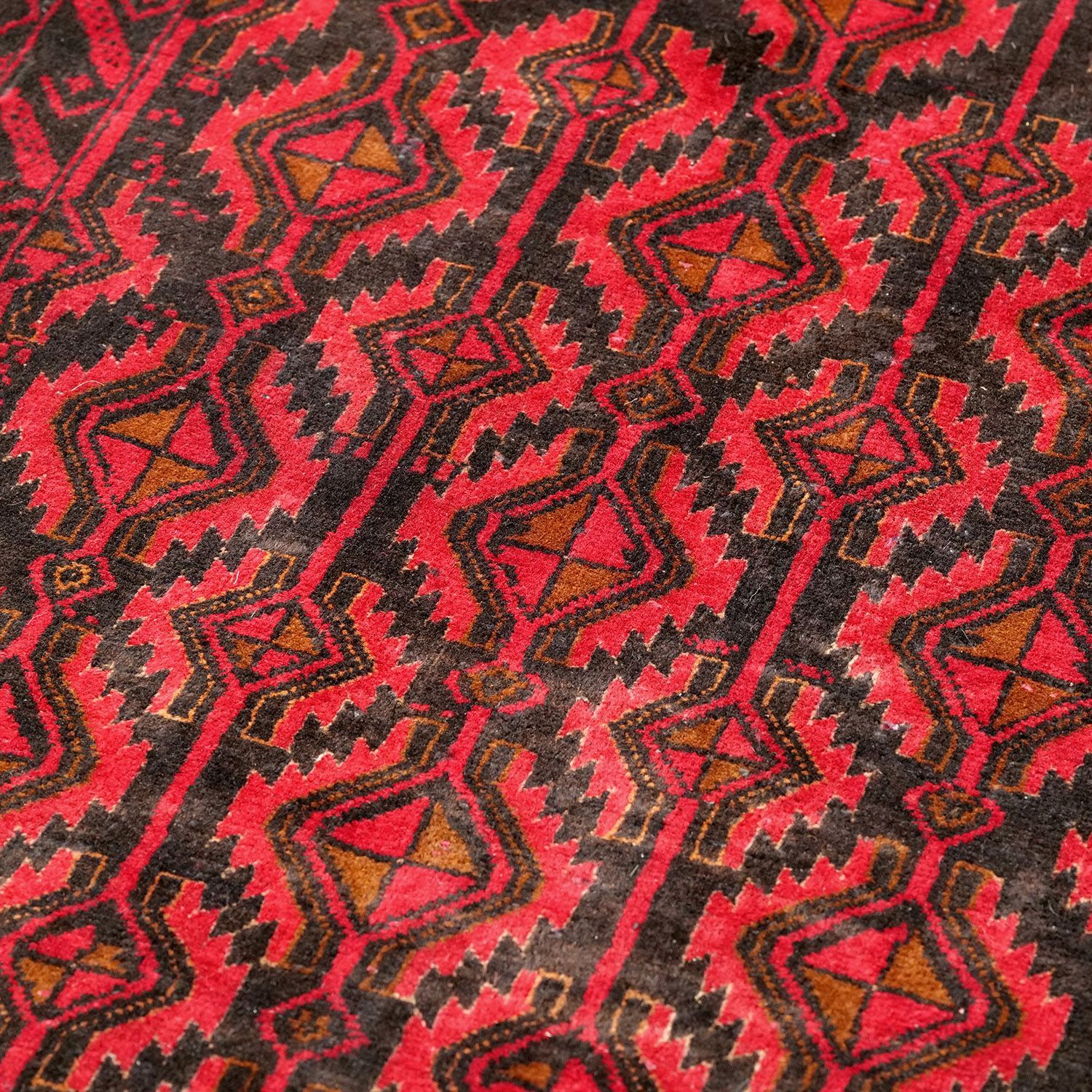 ダイヤモンドモチーフ 手織り