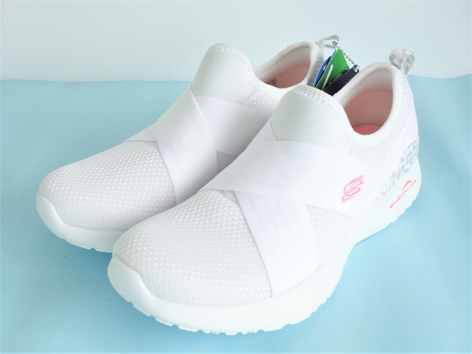 未使用タグ付】Skechers SKECH - AIR クッション性◎ クロスメッシュ