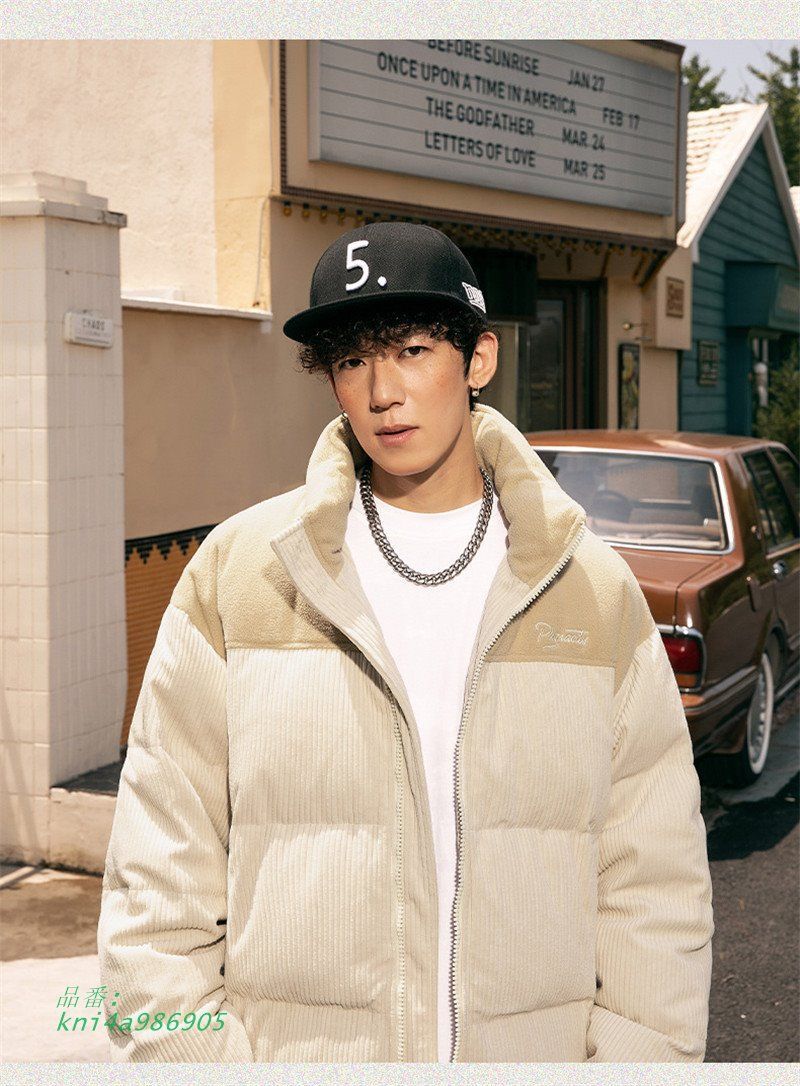 フード付き 中綿ジャケット