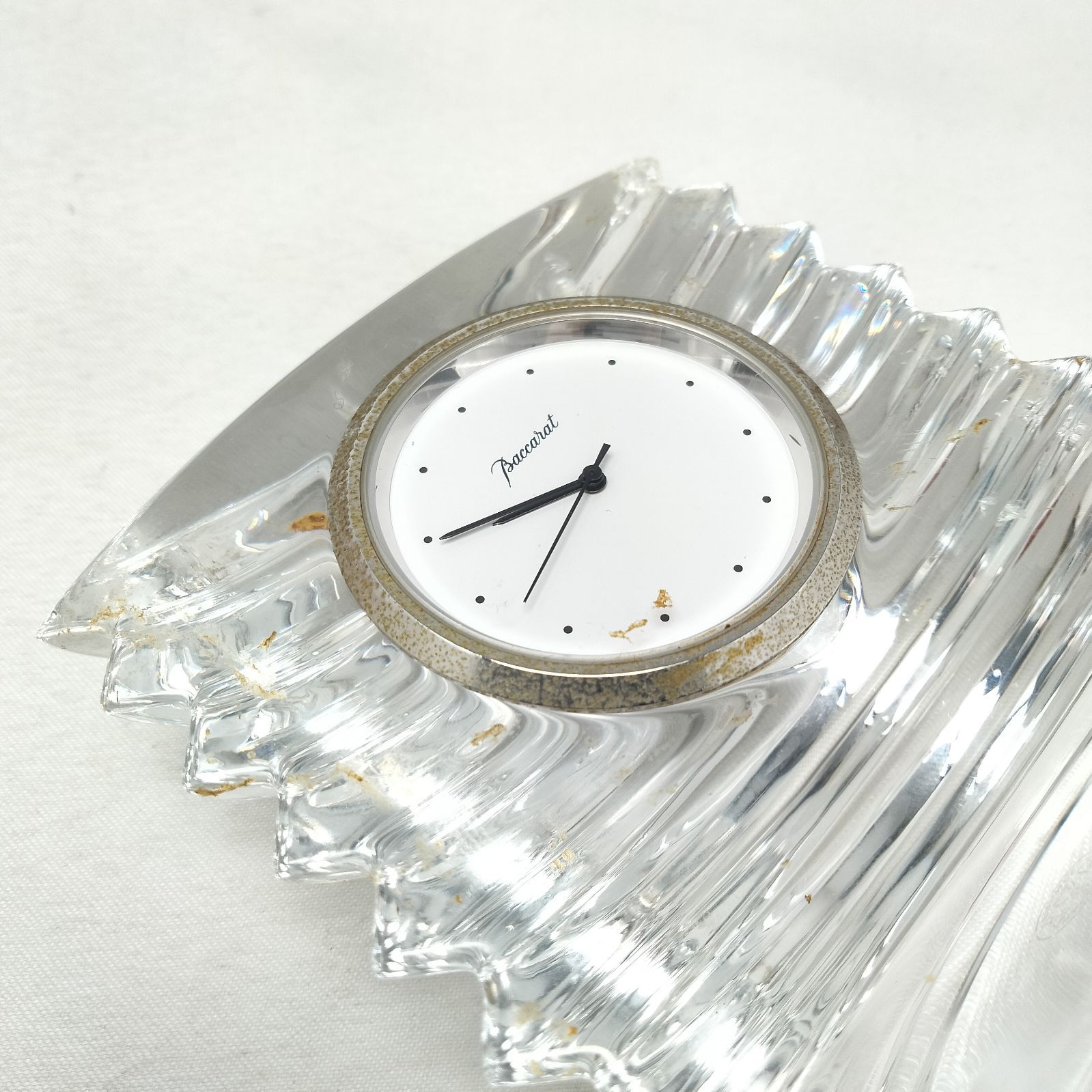 ✨️Baccarat✨️バカラ クリスタル ラランド クロック 置時計 - メルカリ