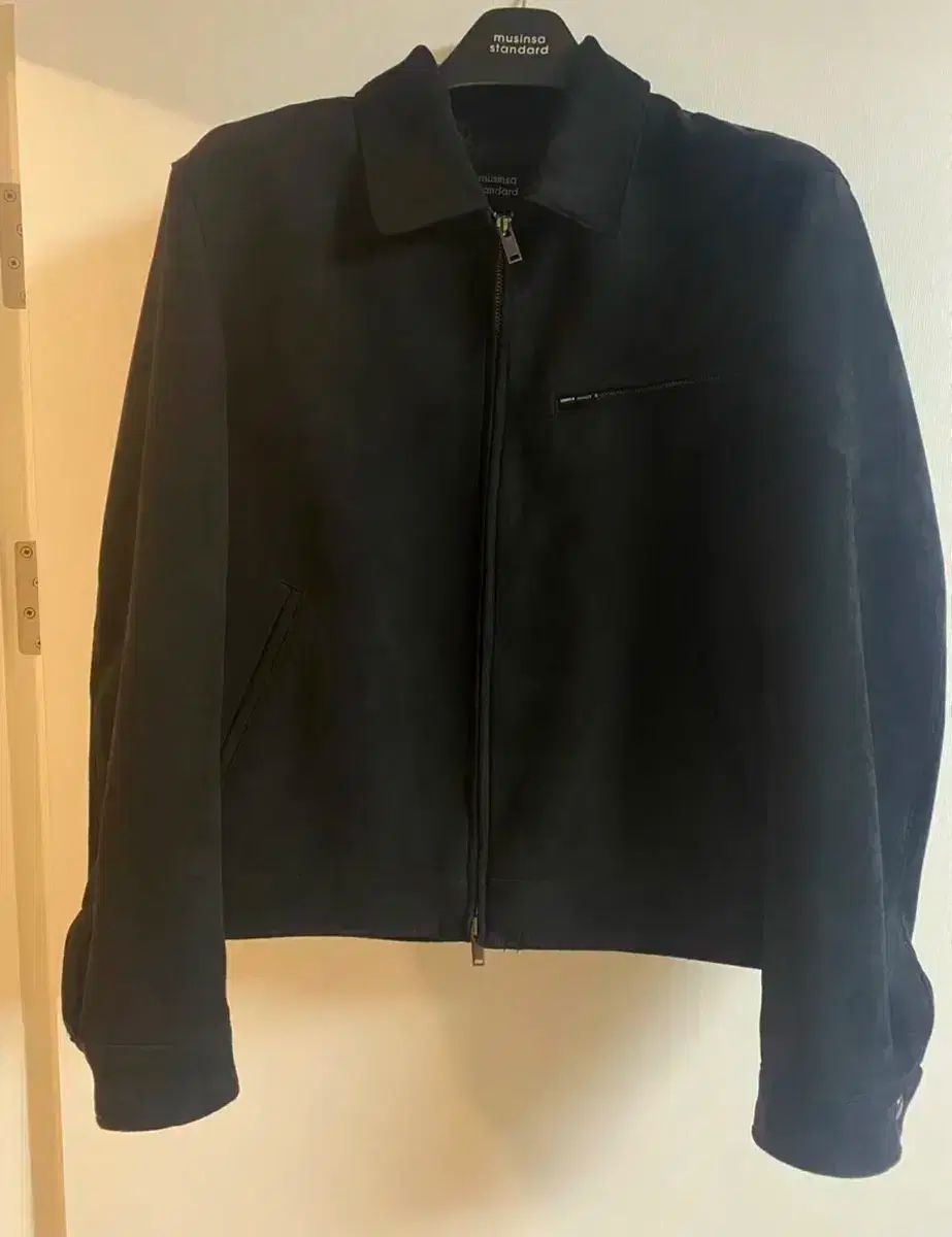 ムシンサ シンセティック スウェード ウォーク ジャケット ブラック m