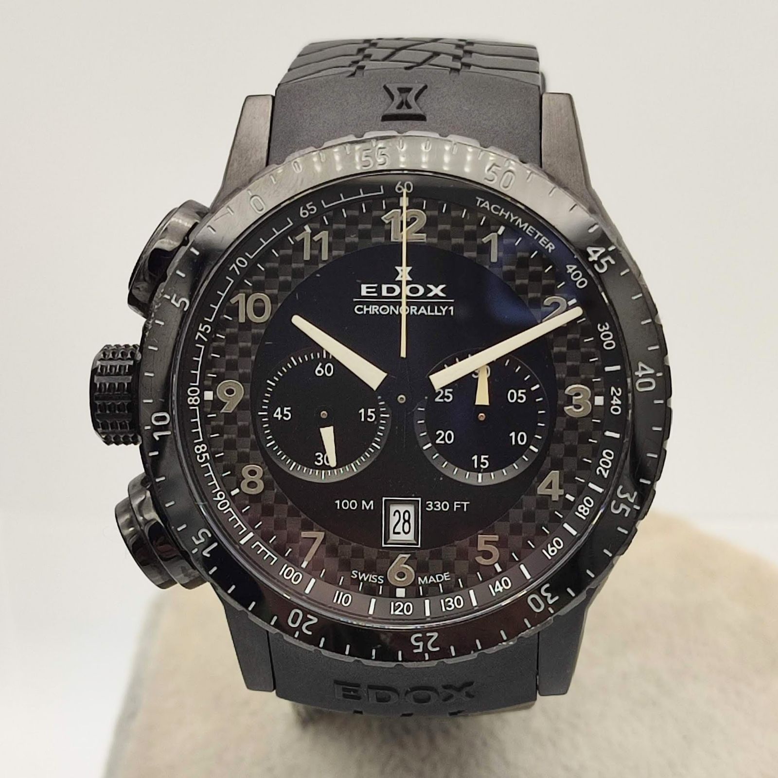 美品】EDOX エドックス クロノラリー 10305-37N-NN クロノグラフ