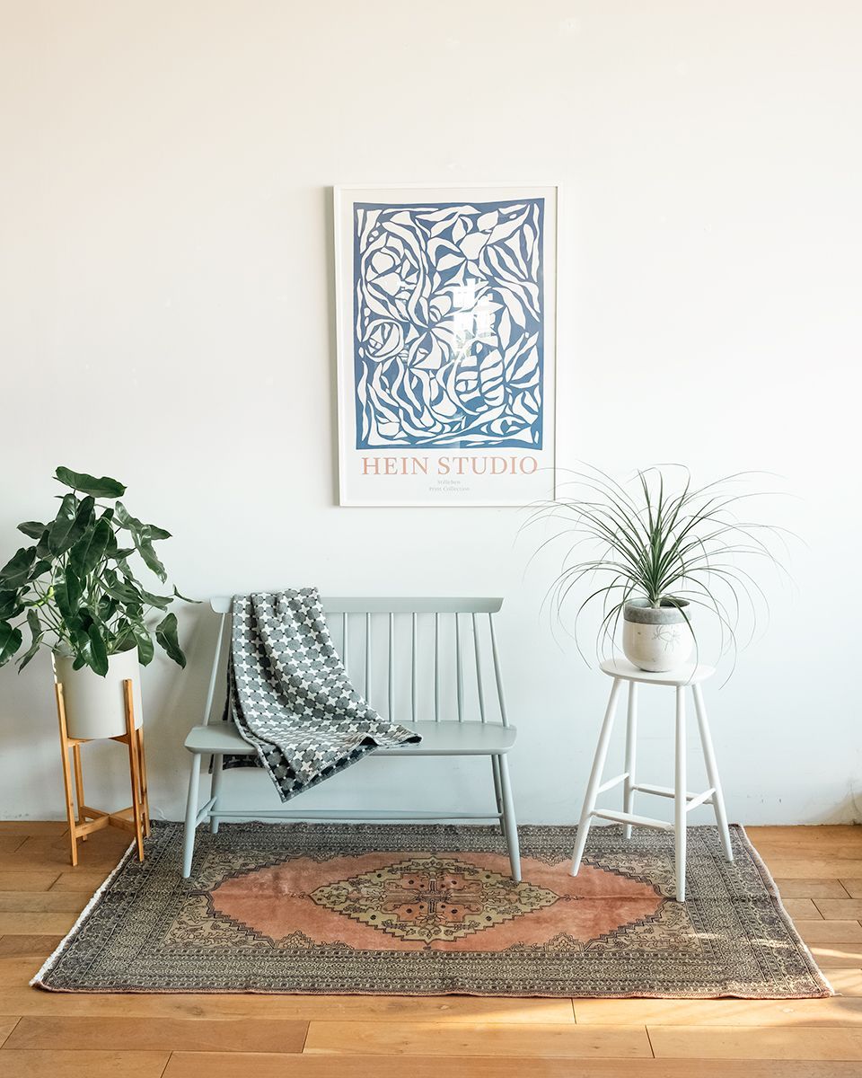 171×121cm パキスタン手織り絨毯 トライバルラグ ペルシャ絨毯 171