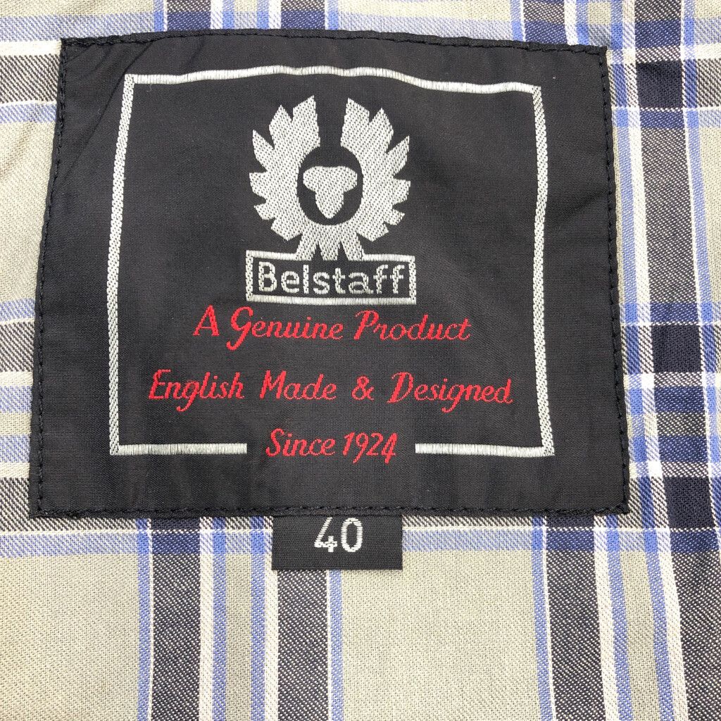 Belstaff ベルスタッフ ナイロン モーターサイクルジャケット ブラック