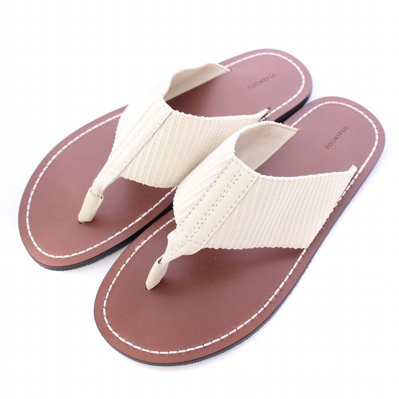 トゥデイフル TODAYFUL Flat Tong Sandals フラットトング