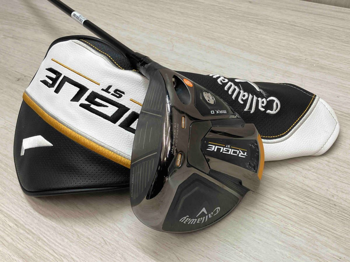 ゴルフクラブ ドライバー Callaway ROGUE ST MAX D flex SR 男性右利き用 ヘッドカバー付き リペアあり - 日本からの直送