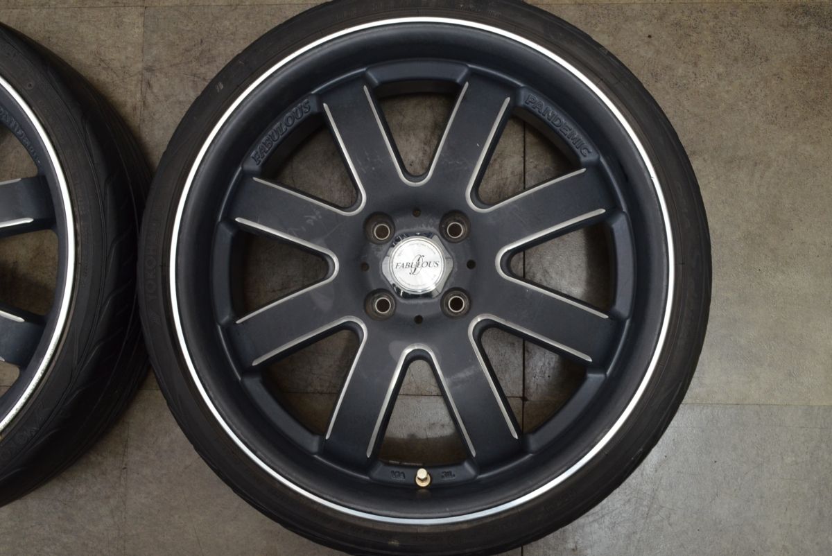 軽自動車サイズ】ファブレス パンデミック 17in 5.5J +45 PCD100 S 