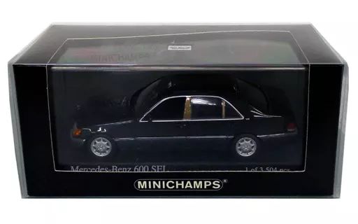 中古】ミニカー 1/43 Mercedes-Benz 600 SEL 1991(ブラック