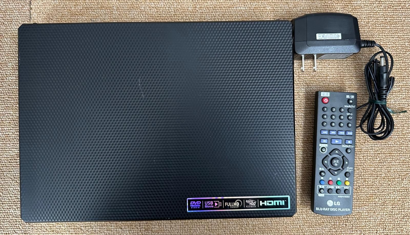 【中古品】LG BDプレーヤー ブルーレイプレーヤー BP250 2015年製 (2412295)