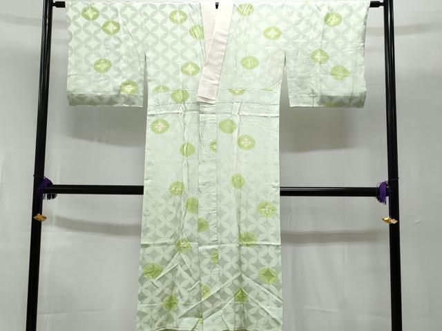 正絹　長襦袢　飛び絞り　地紋起こし　袖無双 楽天市場】Asumo 正絹長襦袢 女性用 菱の地紋入り 袖無双 正絹