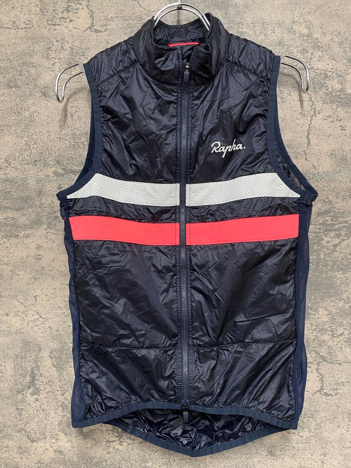 IW270 ラファ Rapha BREVET INSULATED GILET ジレ サイクルベスト 紺 S