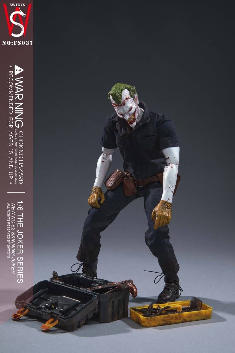 SWTOYS 1/6 スキニング ジョーカー FS037 N52 Skinning Joker