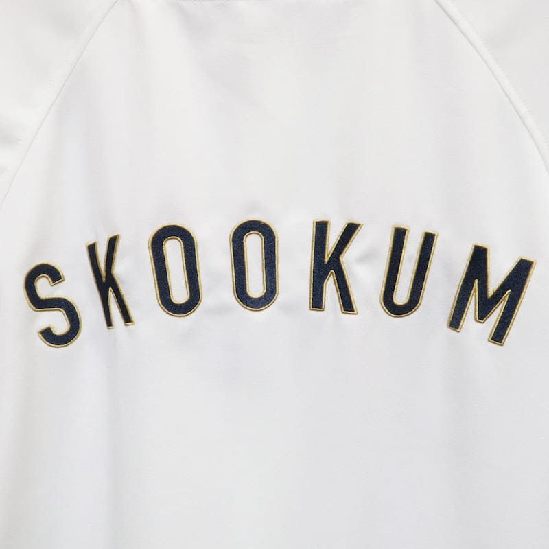 希少 JACKROSE スクーカム 半袖シャツ ストライプ 刺繍ロゴ 白 紺 L 楽天市場】JACKROSE (M)JACKROSE/SKOOKUM/スクーカム×JEサークル