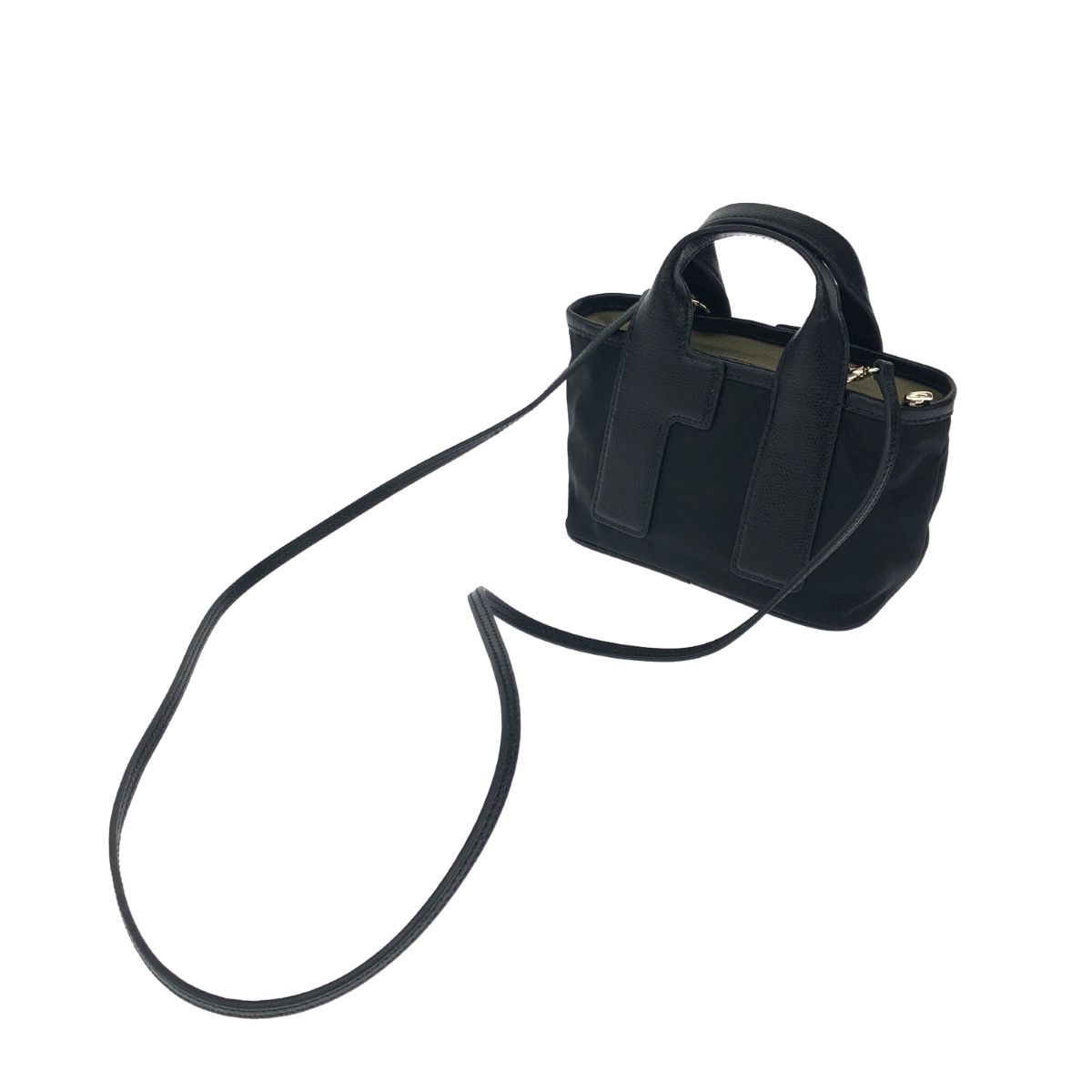 FURLA フルラ ミニ2WAYバッグ/PIUMA  レザー×ナイロン WE00619   ブラック レディース / 240001158666 FURLA フルラ ミニ2WAYバッグ/PIUMA レザー×ナイロン WE00619 ブラック