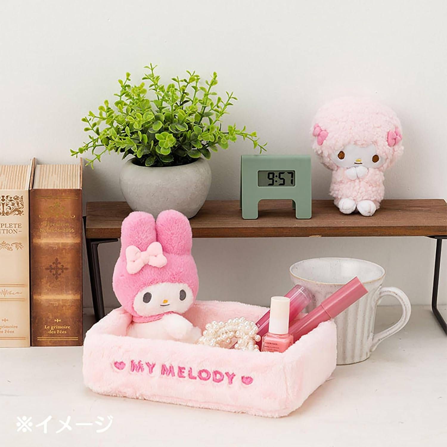 マイメロディ マスコット付き小物入れ（角形）マイメロ サンリオ